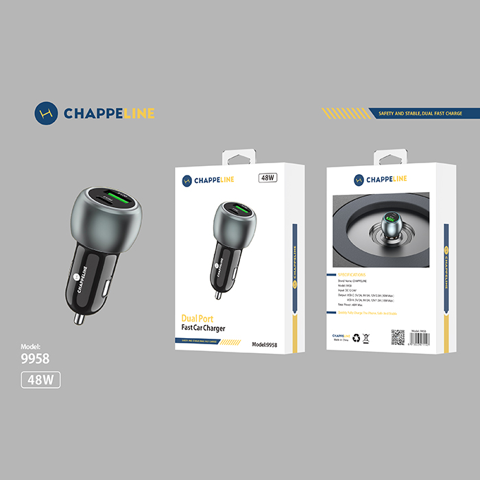 48W fast charging car charger